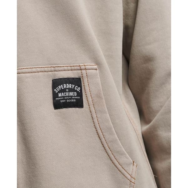 Superdry Sweatshirt Med Full Dragkedja Contrast Stitch Beige 3XL Man