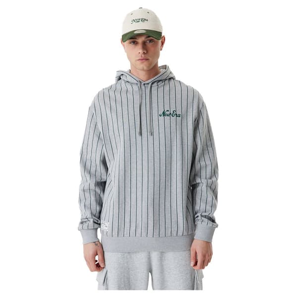 New Era Hættetrøje Printstripe Grå M Mand