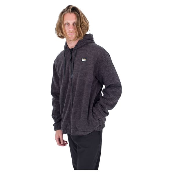 Hurley Sweatshirt Med Fuld Lynlås Canyon Burrito Grå S Mand