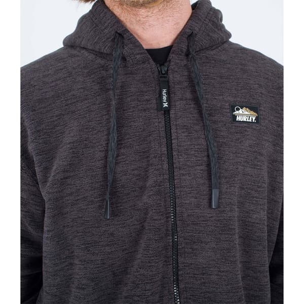 Hurley Sweatshirt Med Fuld Lynlås Canyon Burrito Grå S Mand