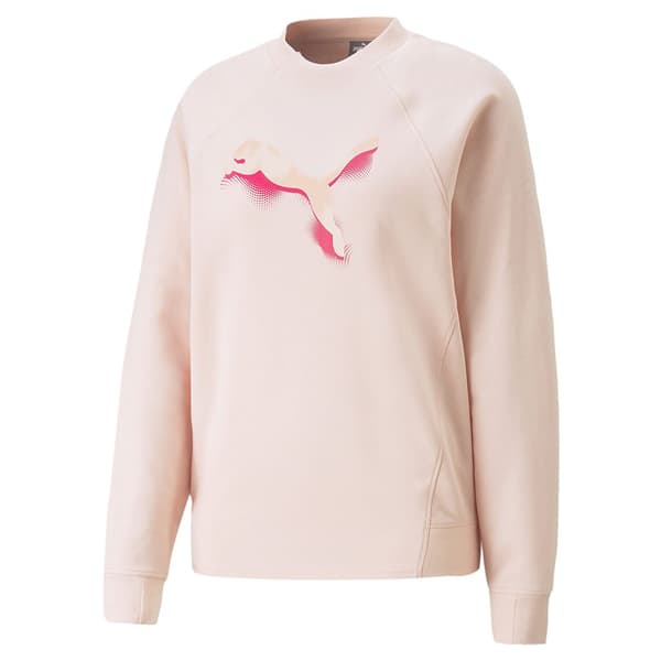Puma Sweatshirt Modern Sports Crew Orange S Kvinde