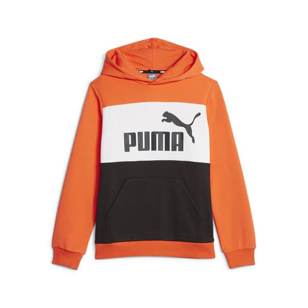 Puma Luvtröja Ess Block Fl Orange 3-4 Years Pojke