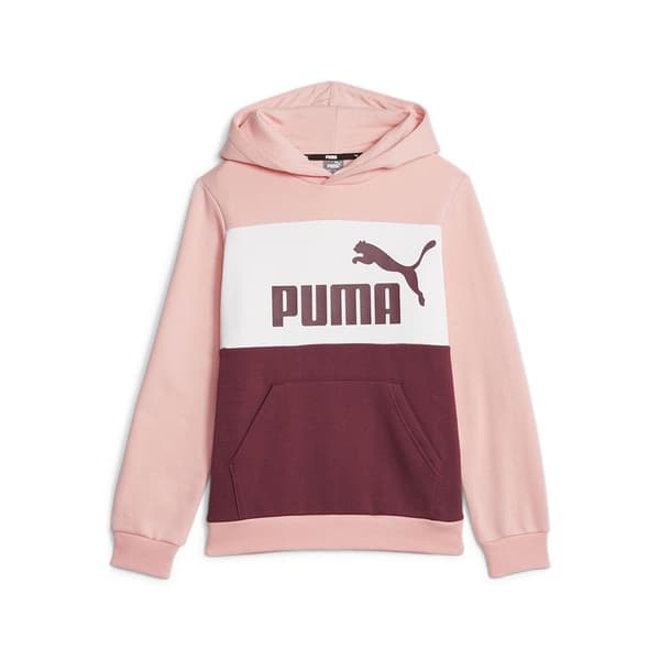 Puma Luvtröja Ess Block Fl Rosa 4-5 Years Pojke