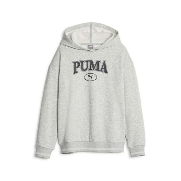 Puma Luvtröja Squad Fl Grå 11-12 Years Flicka