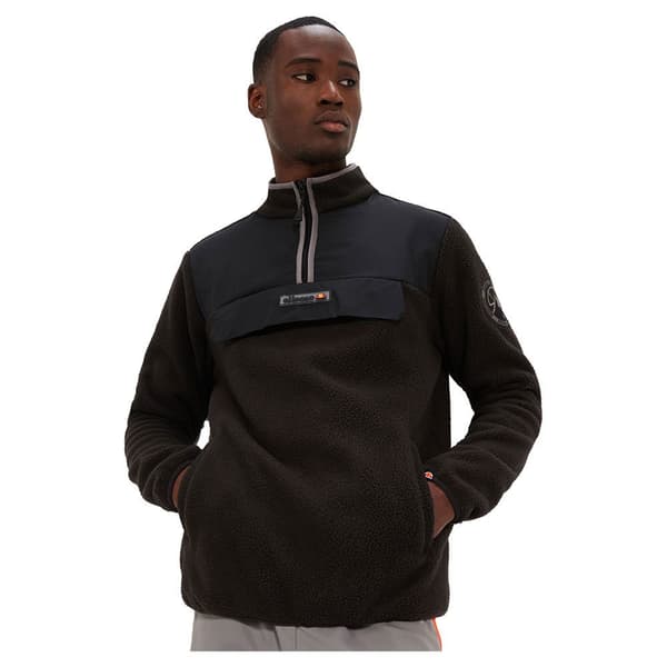 Ellesse Halv Lynlå Sweatshirt Zinco Sort XL Mand