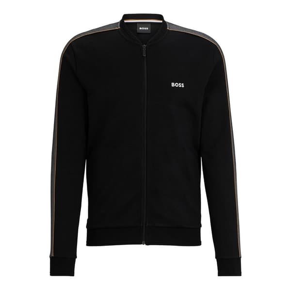 Boss Sweatshirt Med Full Dragkedja Tracksuit Col 10166548 02 Svart S Man