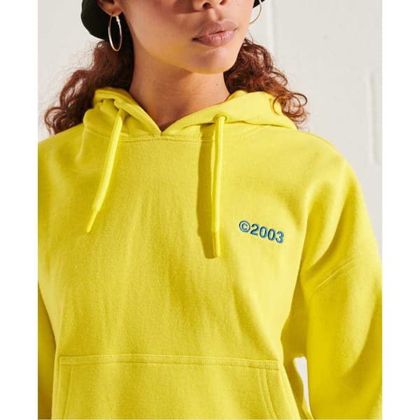 Superdry Huppari Corporate Logo Brights Keltainen XS Nainen