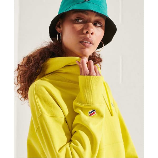 Superdry Huppari Corporate Logo Brights Keltainen XS Nainen
