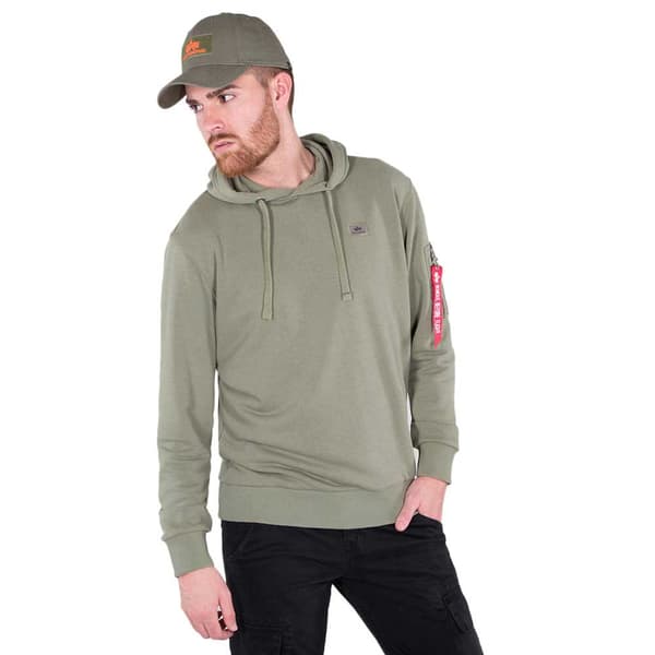 Alpha Industries X-fit Huvtröja Grönt S Man