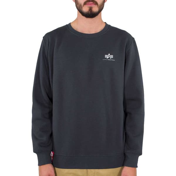Alpha Industries Basic Small Logo Collegepaita Sininen 3XL Mies