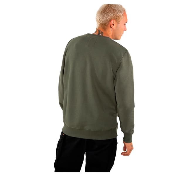 Alpha Industries Basic Small Logo Tröja Grönt XL Man