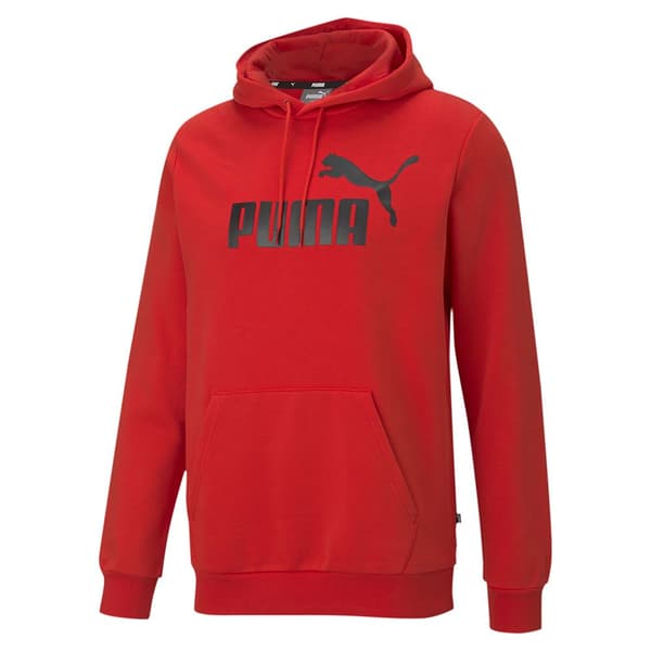 Puma Essental Big Logo Huvtröja Röd S Man