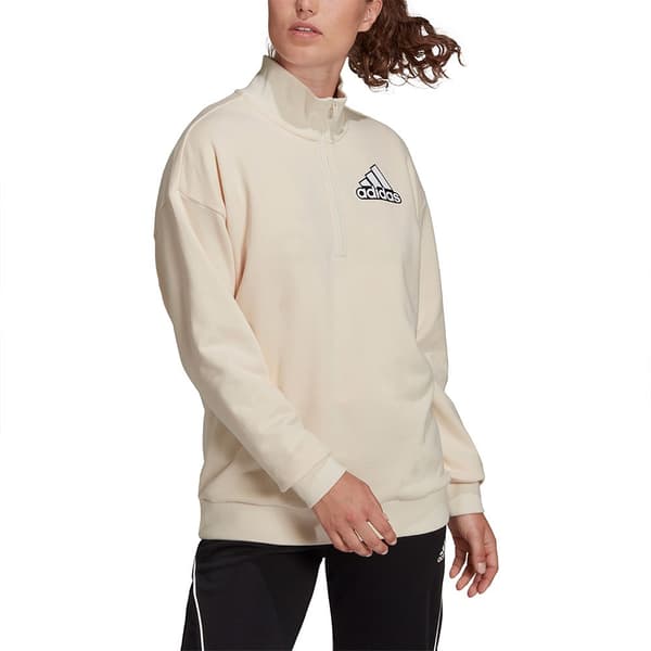 Adidas Sweatshirt Bluv Q1 Hvid S / Regular Kvinde