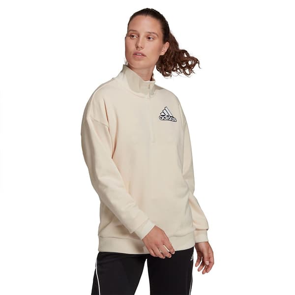 Adidas Sweatshirt Bluv Q1 Hvid S / Regular Kvinde
