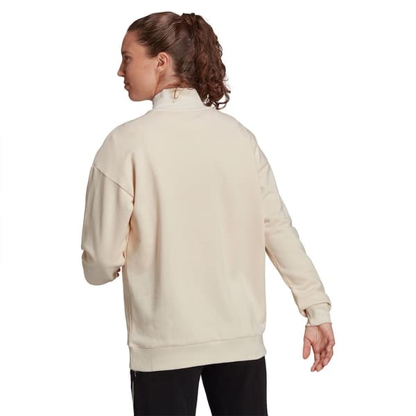 Adidas Sweatshirt Bluv Q1 Hvid S / Regular Kvinde