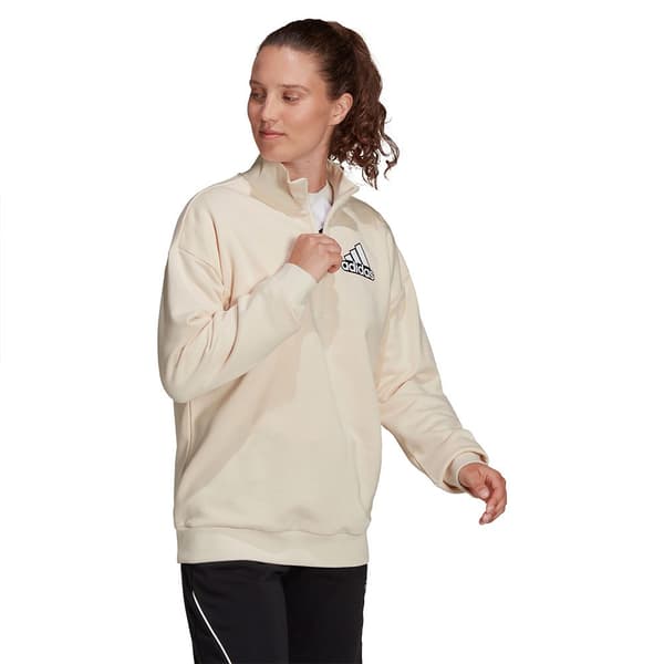 Adidas Sweatshirt Bluv Q1 Hvid S / Regular Kvinde