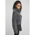 Miniatyrbild 4 av 8: Urban Classics Turtleneck Sweatshirt Chenille Grå XS Kvinna