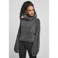 Miniatyrbild 1 av 8: Urban Classics Turtleneck Sweatshirt Chenille Grå XS Kvinna