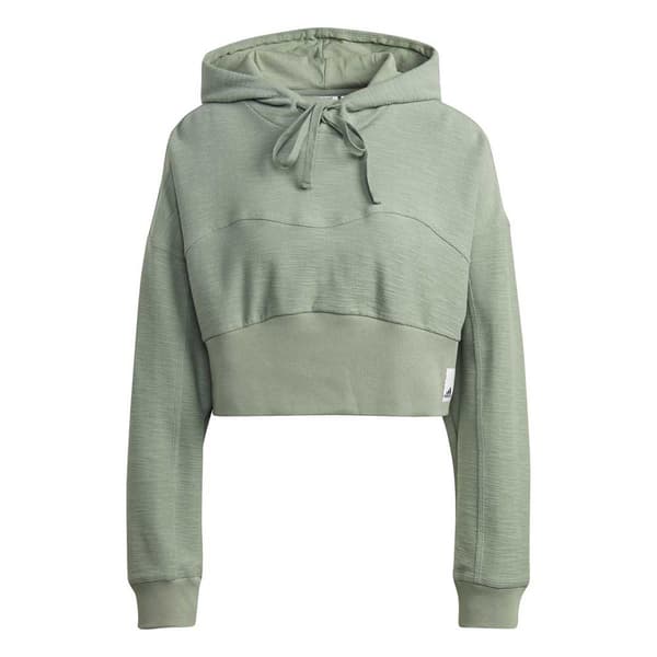 Adidas Luvtröja Lounge Lw Grönt L Kvinna