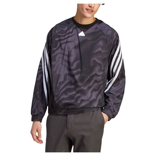 Adidas Tröja Fi Aop Crew Svart S Man
