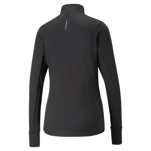 Puma Run Favorite Tröja Med Halv Dragkedja Svart XL Kvinna