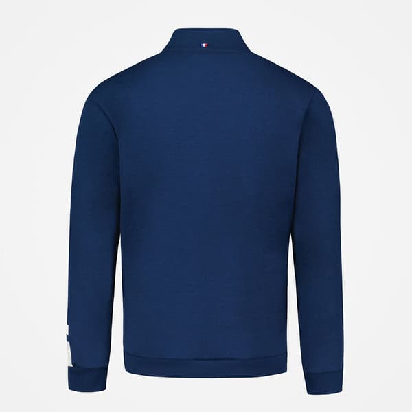 Le Coq Sportif Sweatshirt Med Full Dragkedja 2320639 Saison N°1 Blå S Kvinna