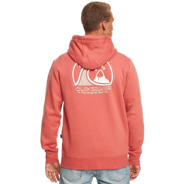 Quiksilver Luvtröja Clean Circle Hoodie Röd S Man