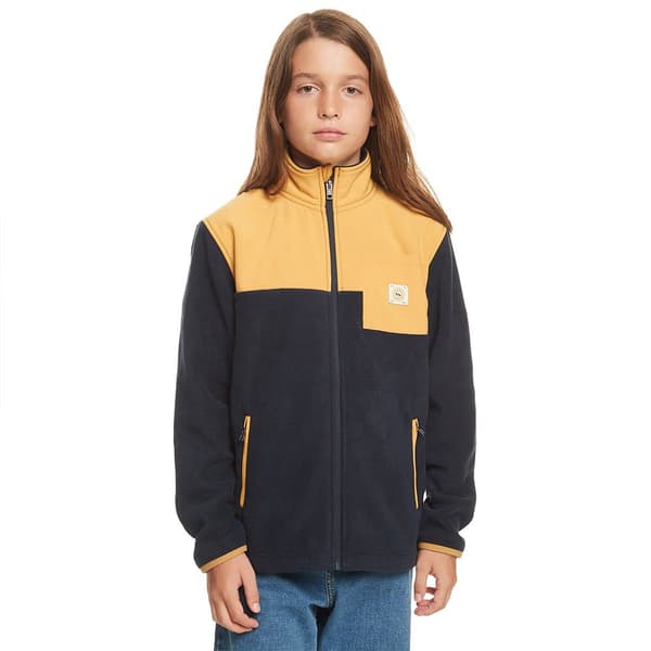 Quiksilver Sweatshirt Med Full Dragkedja Taped Off Gul,Blå 14 Years Pojke