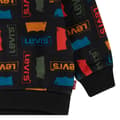 Miniatyrbillede 3 af 4: Levi´s ® Kids All Over Print Sweatshirt Sort 6 Months Dreng