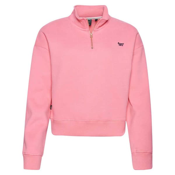Superdry Puoliksi Vetoketjullinen Pusero Essential Pinkki 2XS Nainen
