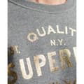 Pikkukuva 3 / 5: Superdry Huppari Luxe Metallic Logo Harmaa 2XS Nainen