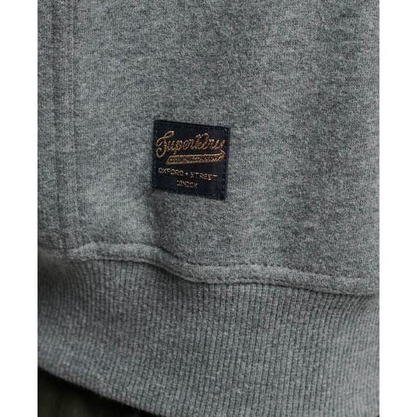 Superdry Huppari Luxe Metallic Logo Harmaa 2XS Nainen