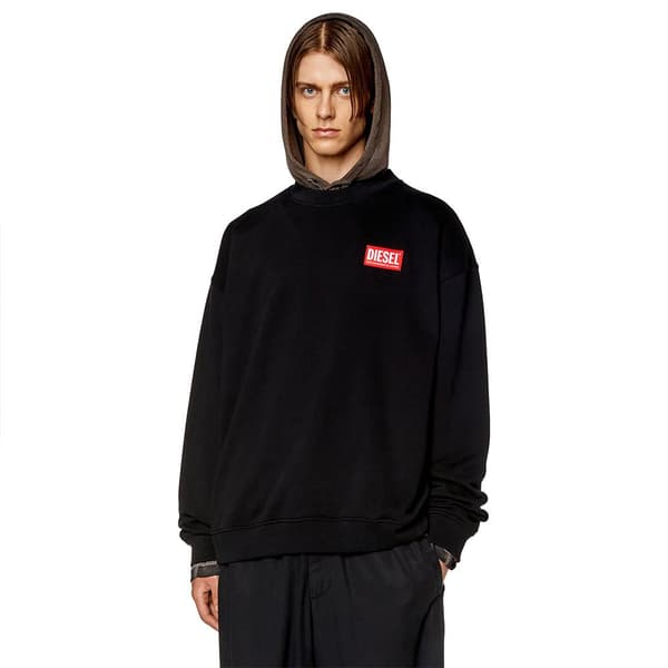 Diesel Sweatshirt Nlabel L1 Sort 2XL Mand