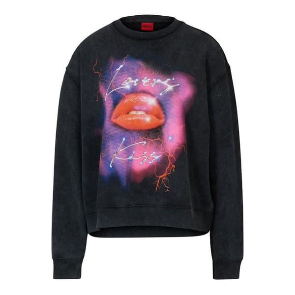 Hugo Sweatshirt Deroxina Sort M Kvinde