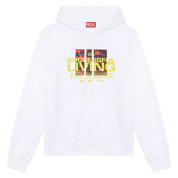 Diesel Luvtröja Ginn N1 Vit 2XL Man