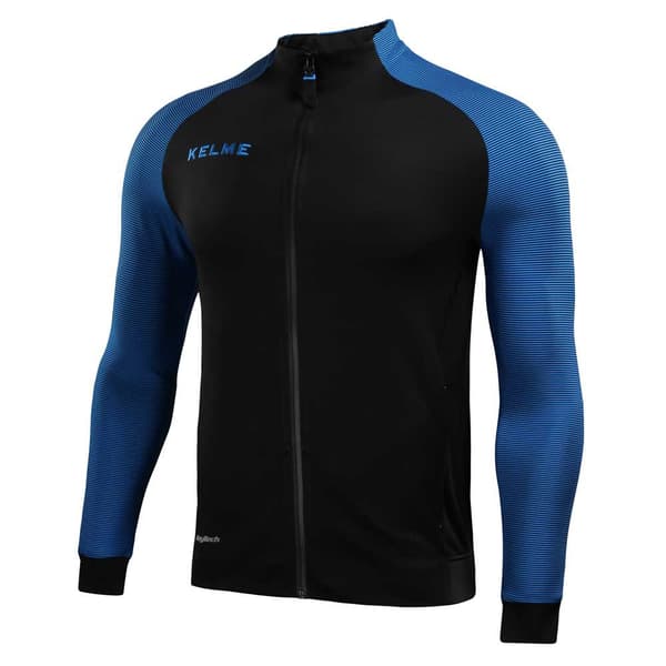 Kelme Fuld Lynlå Sweatshirt Montes Blå,Sort 150 cm Dreng