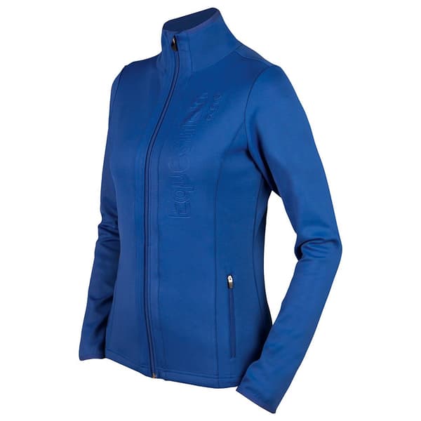 Horka Sweatshirt Med Full Dragkedja Equestrian Pro Embossed Blå S