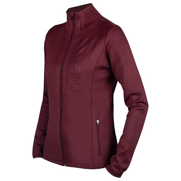 Horka Sweatshirt Med Full Dragkedja Equestrian Pro Embossed Röd S