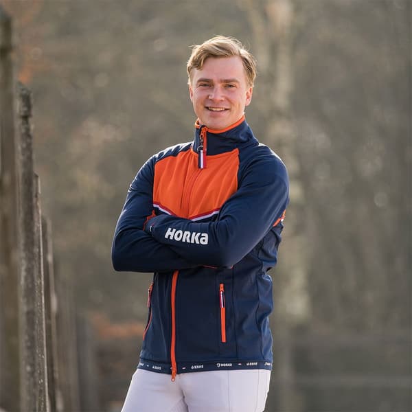 Horka Full Vetoketjullinen Villapaita Knhs Oranssi,Sininen L