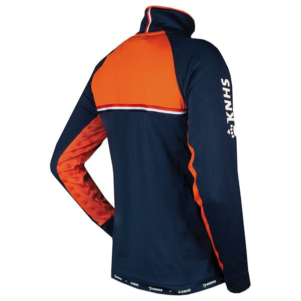 Horka Sweatshirt Med Fuld Lynlås Knhs Orange,Blå XL