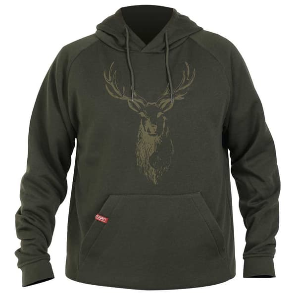 Hart Hunting Hættetrøje Branded H Deer Grøn L