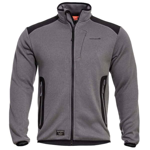 Pentagon Sweatshirt Med Fuld Lynlås Amintor Tactical Grå M