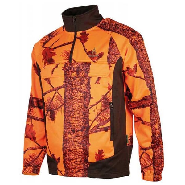 Treeland Tröja Med Halv Dragkedja Polarsan Orange 4XL