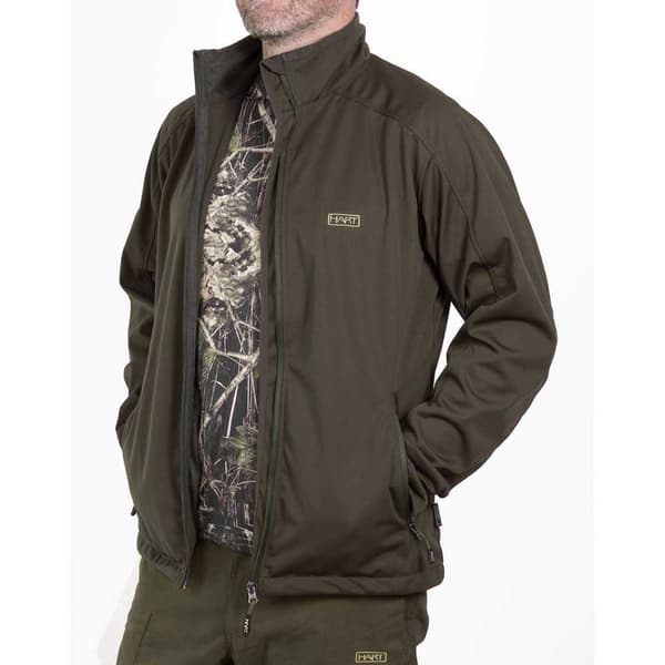 Hart Hunting Full Vetoketjullinen Villapaita Gorosta Soft Shell Vihreä 3XL