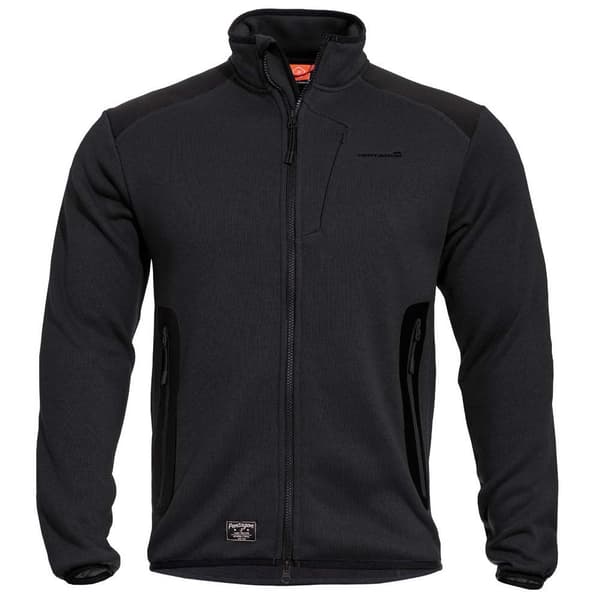 Pentagon Sweatshirt Med Fuld Lynlås Amintor Tactical Sort 2XL