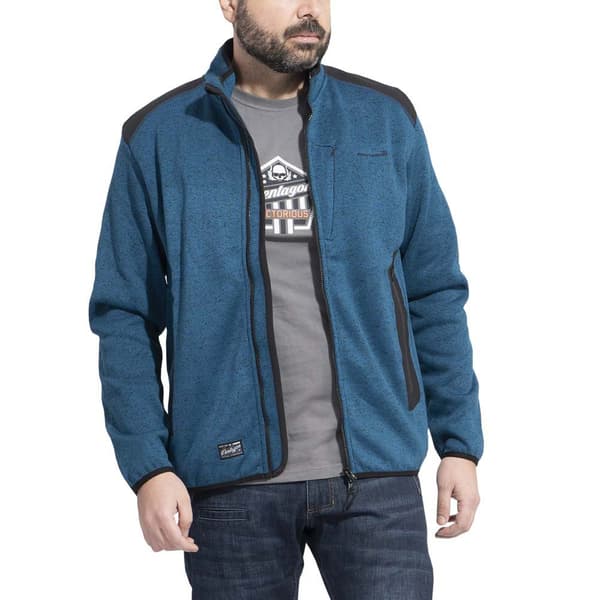 Pentagon Sweatshirt Med Full Dragkedja Amintor Tactical Blå L