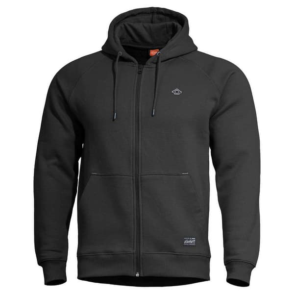 Pentagon Sweatshirt Med Fuld Lynlås Phaeton Sort S