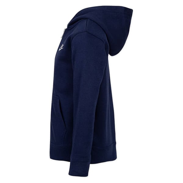 Nike Kids Sweatshirt Med Full Dragkedja Club Fleece Blå 6-7 Years