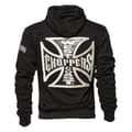Miniatyrbild 2 av 2: West Coast Choppers Sweatshirt Med Full Dragkedja Og Classic Panel Svart S Man
