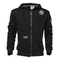 Miniatyrbild 1 av 2: West Coast Choppers Sweatshirt Med Full Dragkedja Og Classic Panel Svart S Man